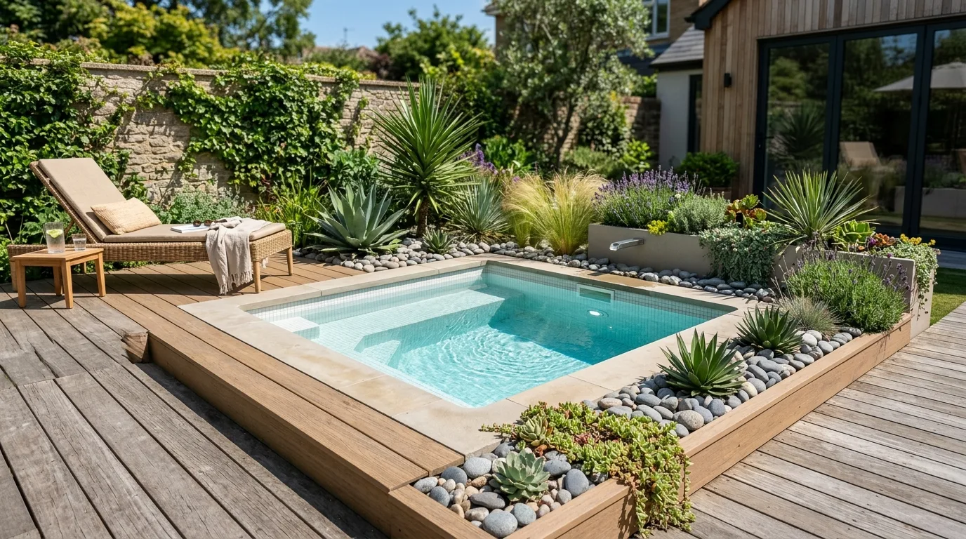 Minimal Pool Surround With Clean Materials